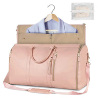 Chic Foldable Leather Duffel Bag™